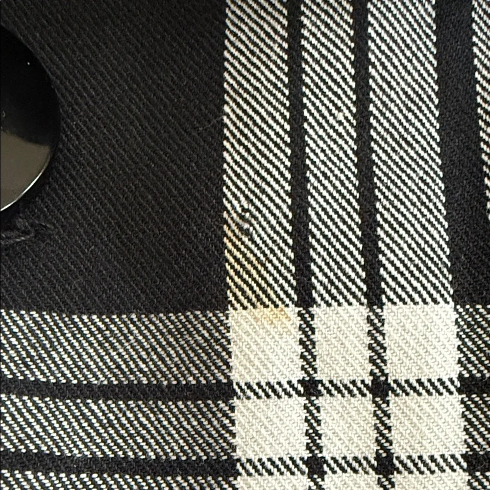 Guess Plaid Double-Breasted Black & White Blazer Jacket - Picture 11 of 11